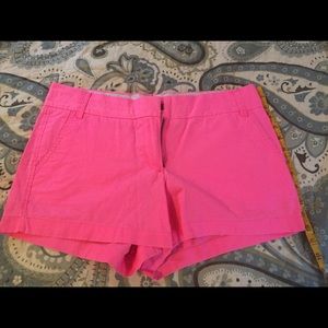 Jcrew factory neon shorts in pink sz 10